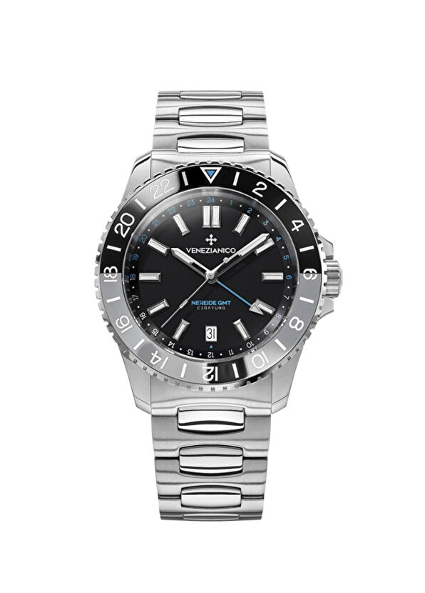 Venezianico 4821501C-Where is Gmt Ceratung Automatic Black Steel Men's Watch - 1