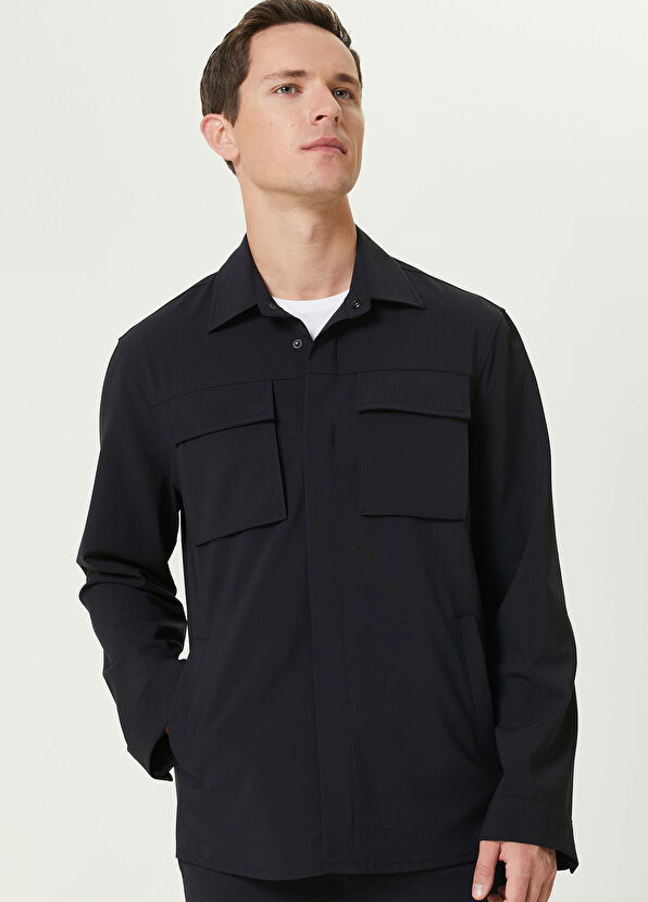 Beymen Club Lacivert Gofre Dokulu Ceket - 2