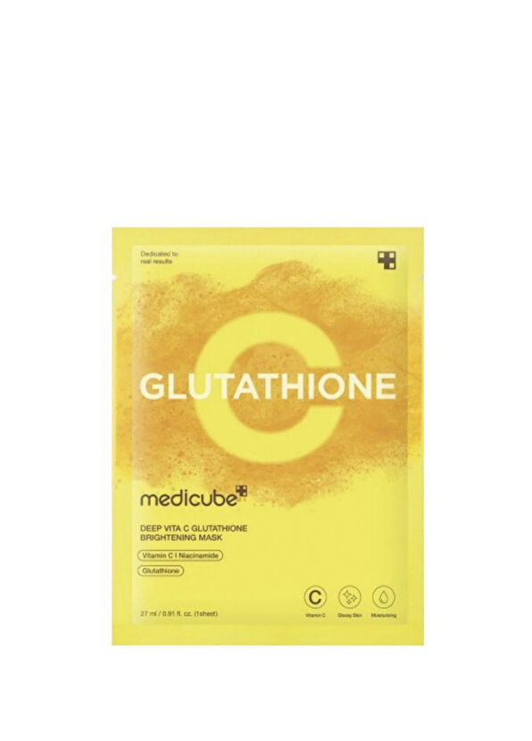 Medicube Deep Vita C Glutathione Brightening Mask Parlaklık Veren Yüz Maskesi 27 ml - 1
