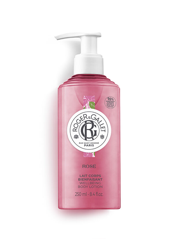 Roger&Gallet Rose Doğal Gül Özlü 24 Saat Nemlendirici Vücut Losyonu 250 ml - 1