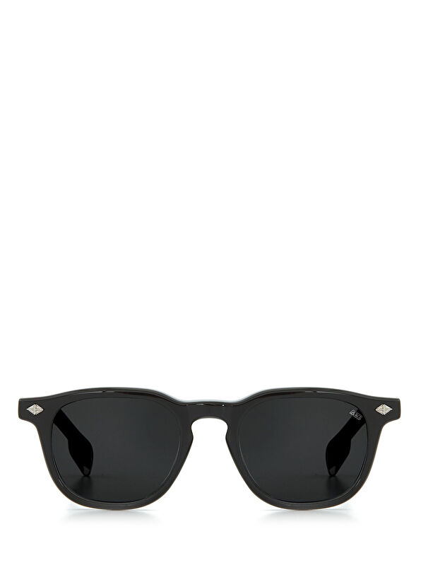 Senior Siyah Asetat Unisex Güneş Gözlüğü - Görsel 2