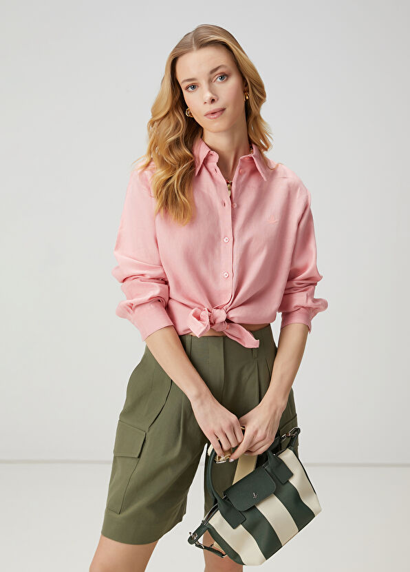 Beymen Club Somon Keten Gömlek - 1