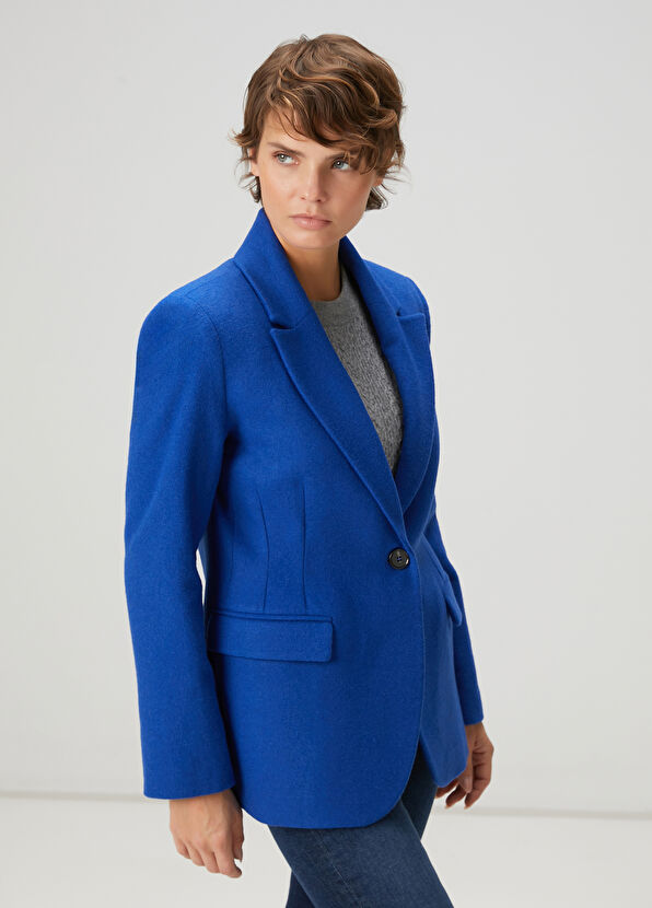 Beymen Club Blue Wool Jacket - 3
