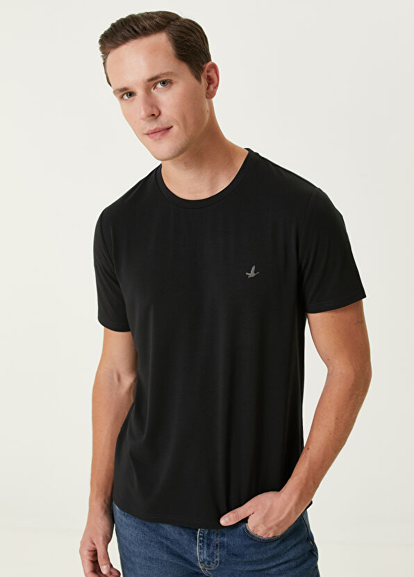 Beymen Club Siyah Logolu T-shirt - 2