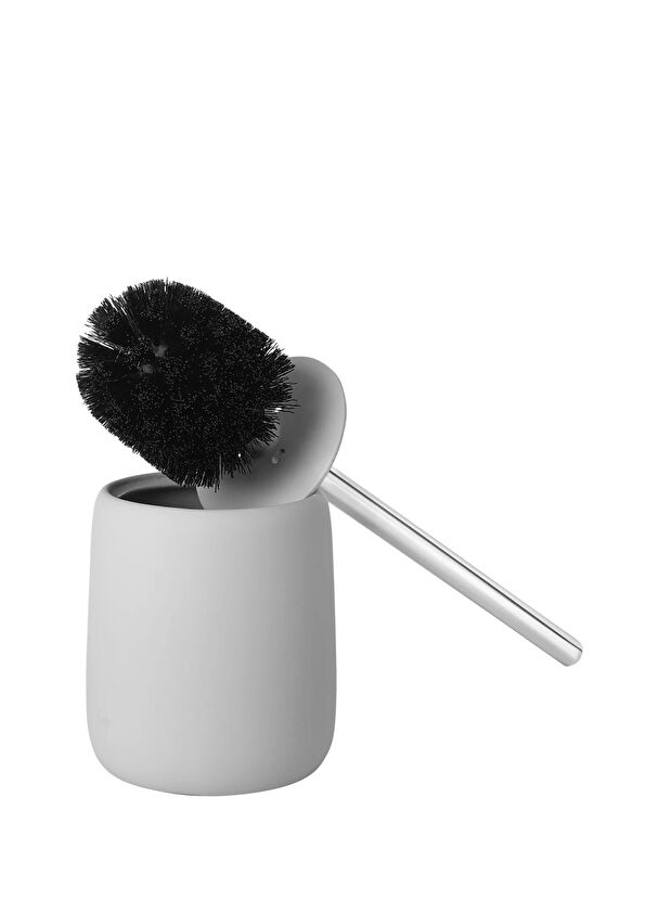 Blomus Sono Micro Chip Seramik Gri Tuvalet Fırçası - 2