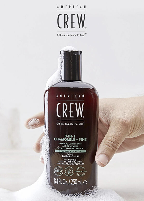 American Crew 3in1 Chamomile & Pine With Relaxing Fragrance 3-in-1 Clarifying Shampoo for Men 1000 ml - 3