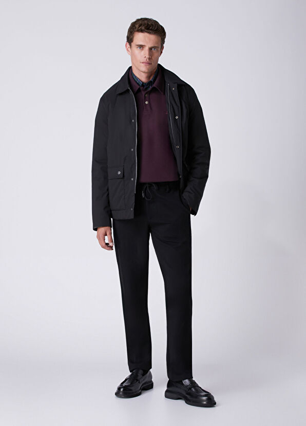 Beymen Club Regular Fit Black Diagonal Thick Sports Trousers - 1