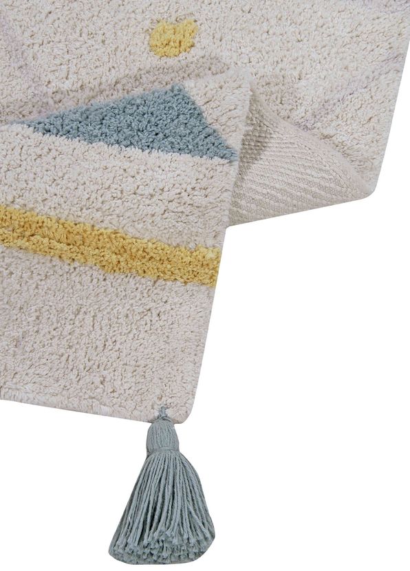 Lorena Canals Vintage Mavi Azteca Natural Çocuk Odası Halı 140x200 cm - 3