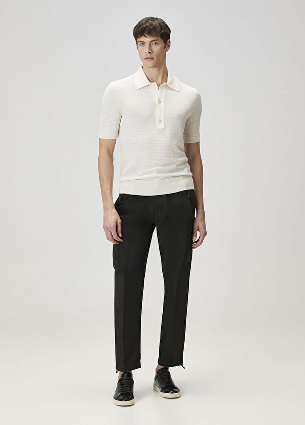 Tom Ford Kırık Beyaz Polo T-shirt - 2