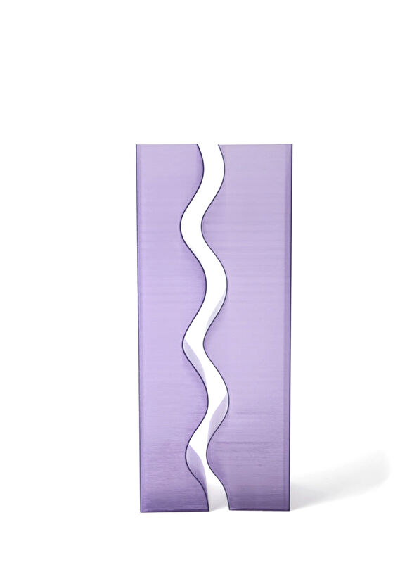 Das Pieces Ensemble Purple Decorative Vase - 1