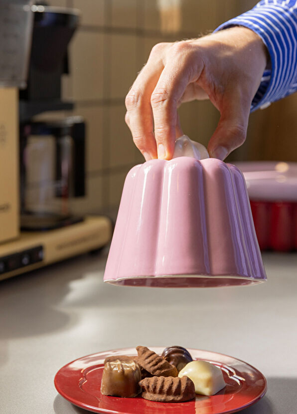 KLEVERING Puding Formunda Pembe Saklama Kabı - 2