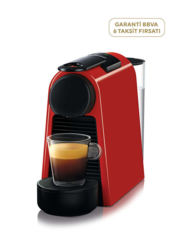 Nespresso D30 Red Essenza Kırmızı Mini Espresso Kahve Makinesi - 1