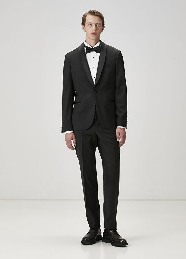 Beymen Club Black Wool Tuxedo - 1