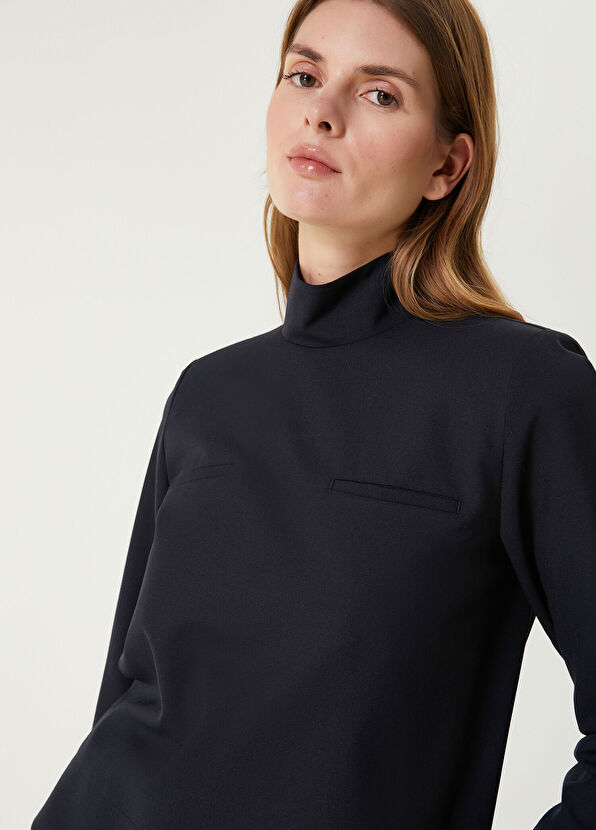 Academia Lacivert Bluz - 2