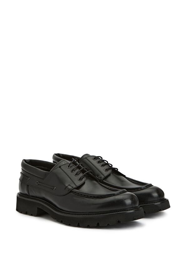 Beymen Club Black men's leather shoes - 2
