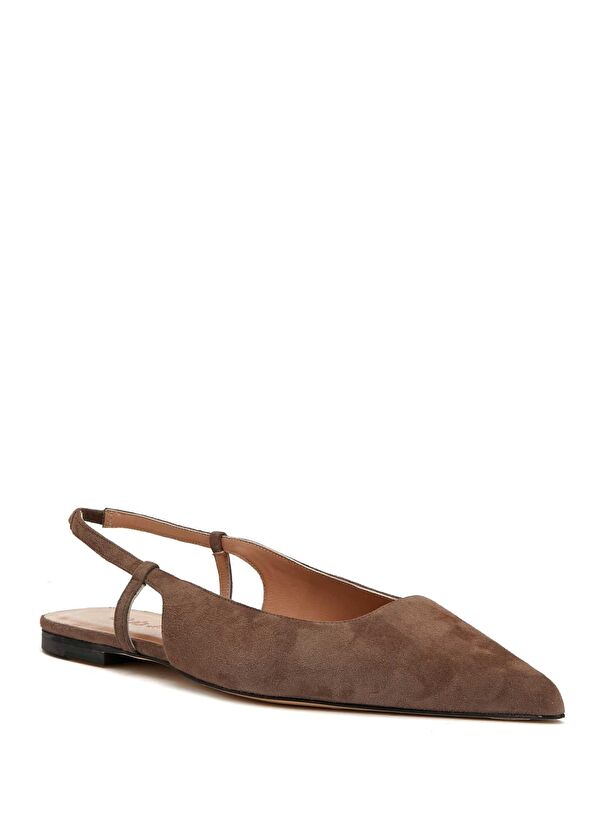 Beymen Club Mink Suede Ballet Flats - 2
