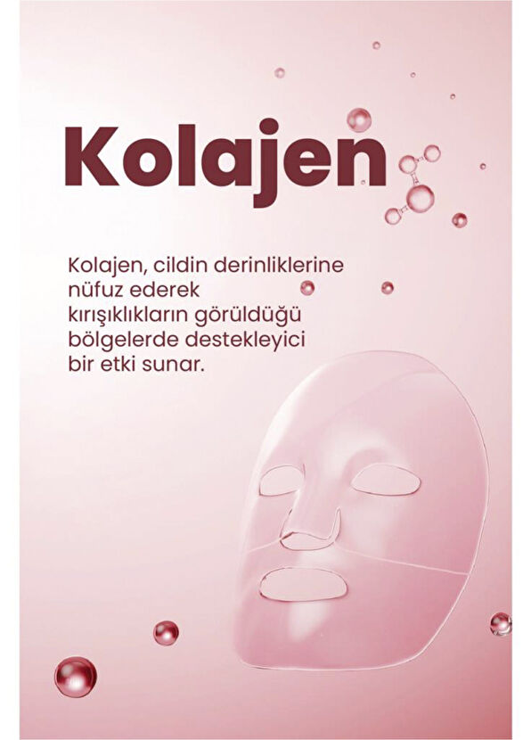 Dermal Kolajen ve Pirinç Kuru Ciltler İçin Nemlendirici Onarıcı Eriyen Maske Seti 34 gr - 3