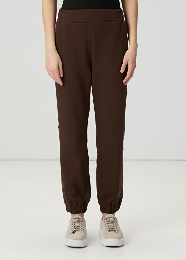 Beymen Club Brown Piping Detailed Sweatpants - 2