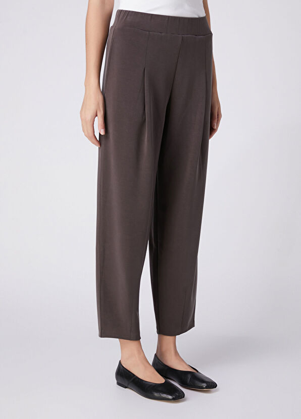 Beymen Club Kahverengi Slouchy Modal Eşofman Altı - 4