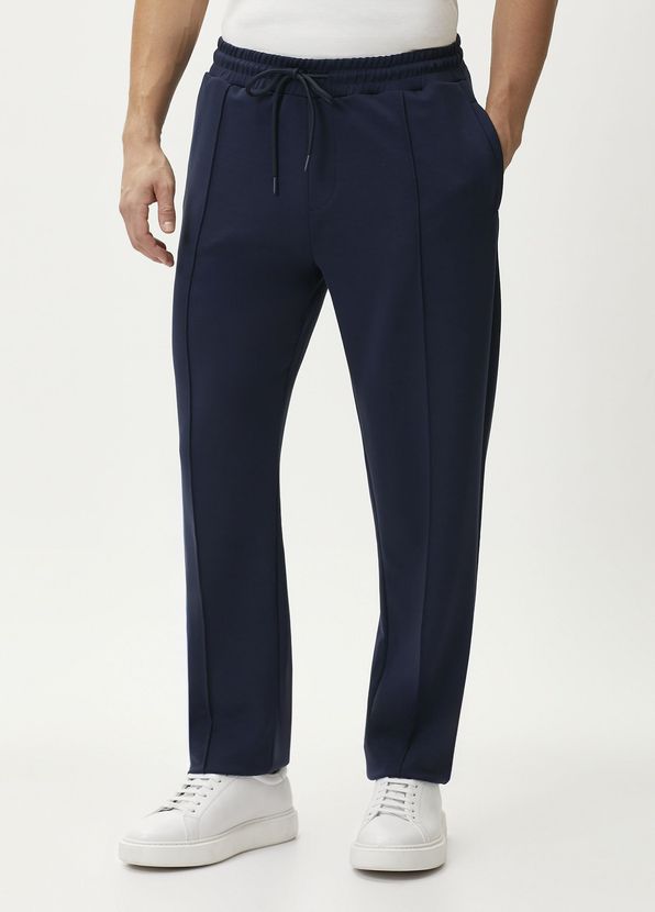 Beymen Club Navy Blue Ribbed Sweatpants - 2