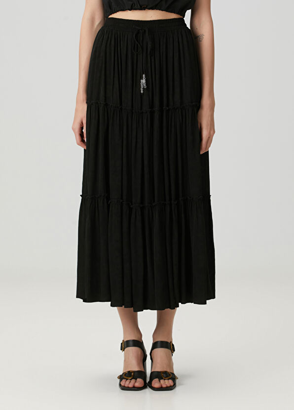Beymen Club Black Maxi Skirt - 2