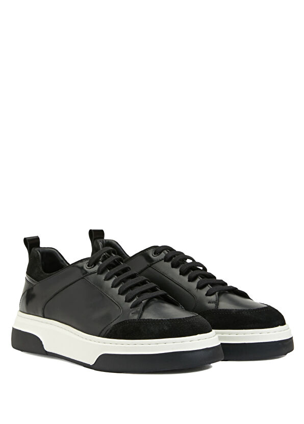 Beymen Club Black Men's Leather Sneakers - 2