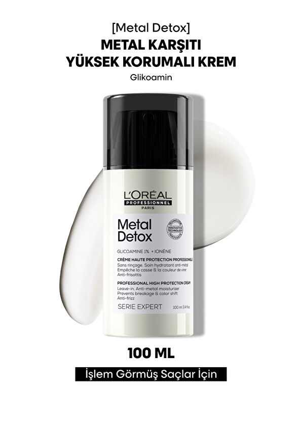 Loreal Professionnel Serie Expert Metal Detox Yüksek Korumalı Krem 100 ml - 2