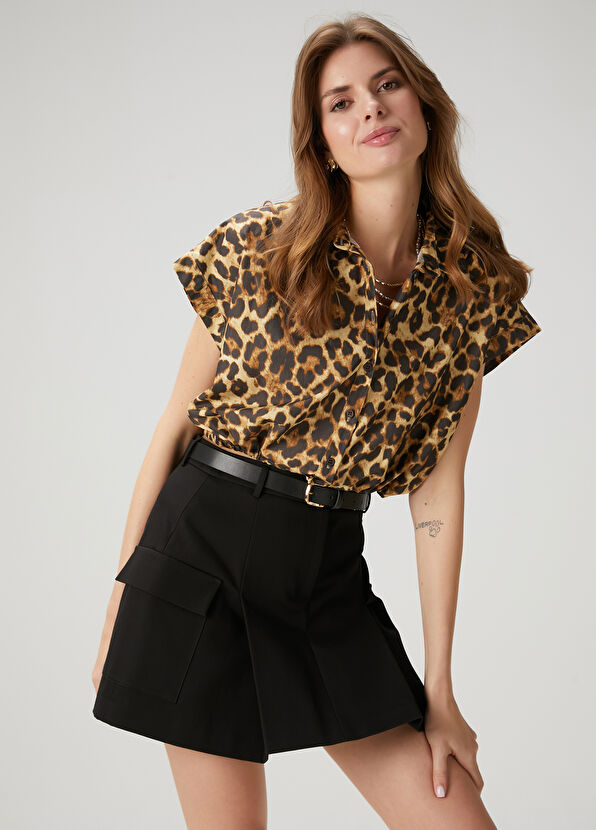 Beymen Club Siyah Mini Gabardin Etek - 2