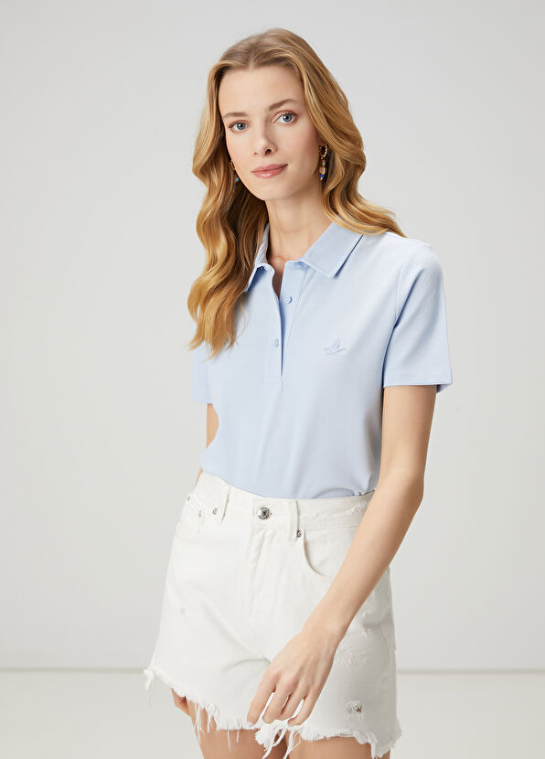 Beymen Club Blue Pique Polo T-Shirt - 3