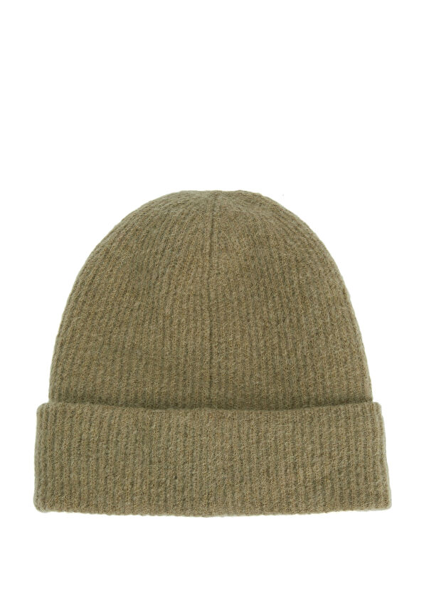 Beymen Club Khaki Women's Mohair Beanie - 4