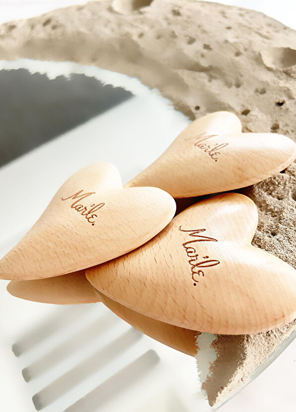 Mar'le Wooden Heart Massager - 3