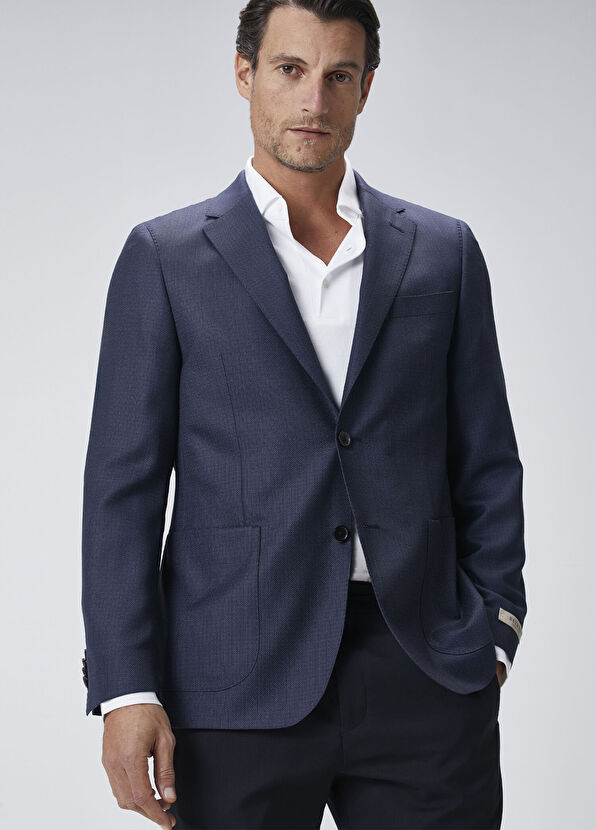 Beymen Collection Drop 7 Indigo Yün Ceket - 1