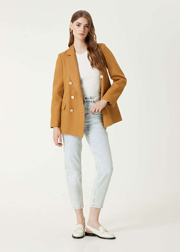 Beymen Club Açık Mavi Slim Mom Jean Pantolon - 1