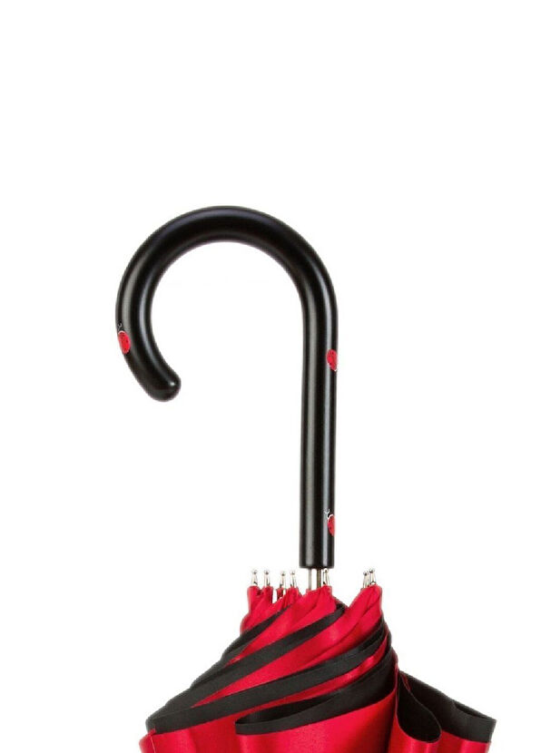 Pasotti Red Black Handle Umbrella - 4