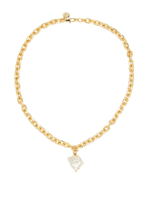 Beymen Club Pearl Tipped Women's Chain Necklace - 1