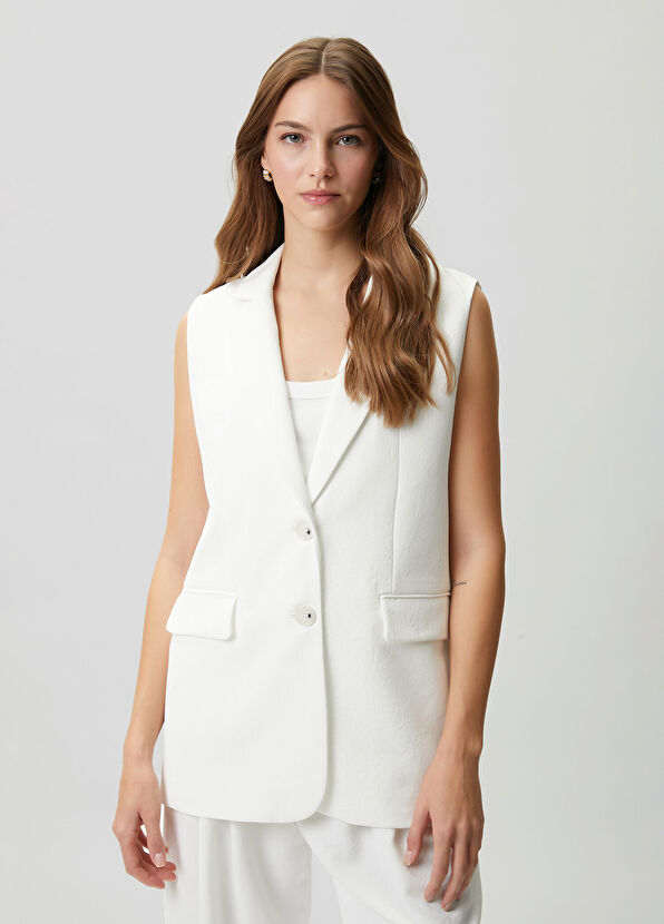 Beymen Club Off-White Vest - 1
