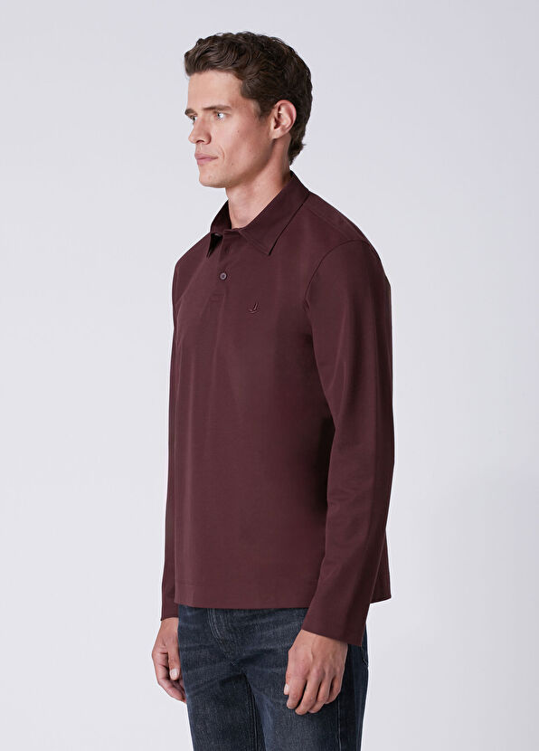 Beymen Club Comfort Fit Mürdüm Oxford Sweatshirt - 4