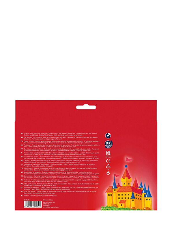 Faber Castell Vivid and Lasting Colors Super Washable 50 Felt-Tip Pen - 2