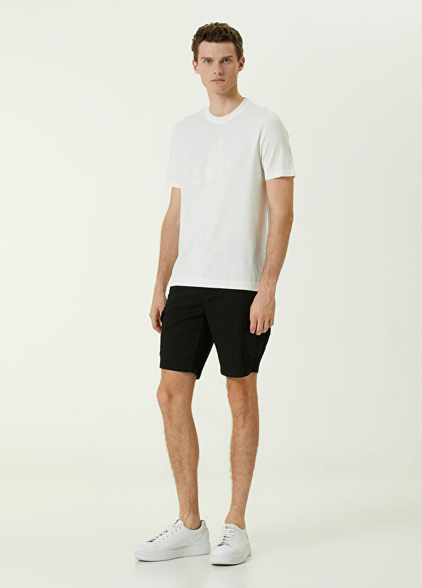 Beymen Club Siyah Logo Detaylı Kargo Şort - 1