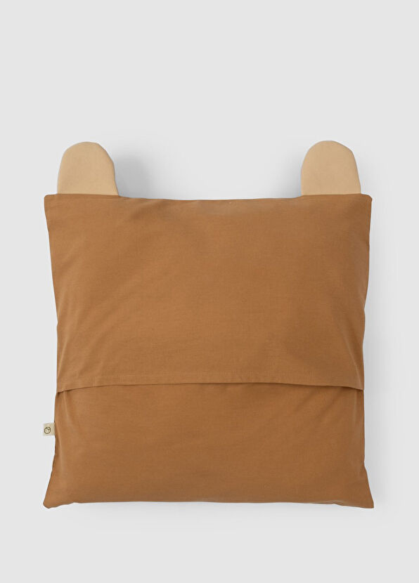 Little Gusto Ayıcık Figürlü Organik Pamuk Bebek Odası Yastık 40 x 40 cm - 2