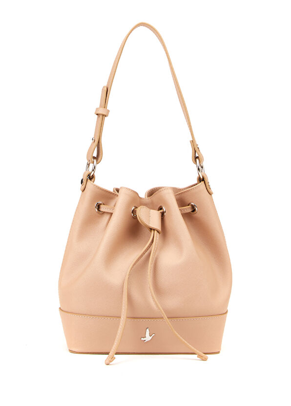 Beymen Club Bej Logolu Kadın Omuz Çantası - 1