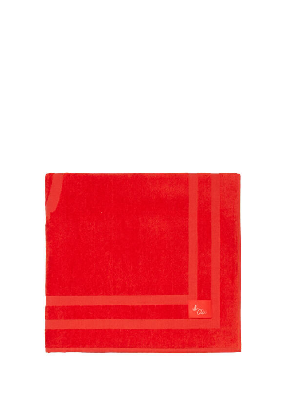 Beymen Club Kırmızı Logo Desenli Plaj Havlusu - 2