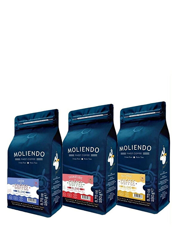 Moliendo Finest Coffee Espresso Avantaj Paketi 2 Çekirdek Kahve 3x250 gr - 1