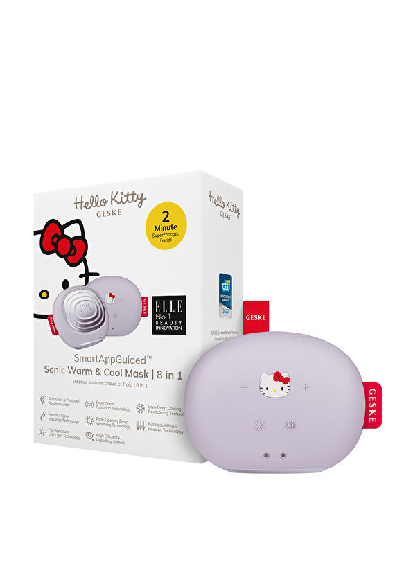 Geske Hello Kitty Sonic Warm & Cool Mask Soğutma ve Isıtmalı + Led Terapili + Titreşimli Yüz Maskesi Bakım Cihazı - 2