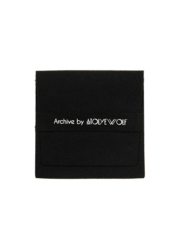 Siyah Şans Gümüş Kaplama Çelik Erkek Bileklik - Görsel 5