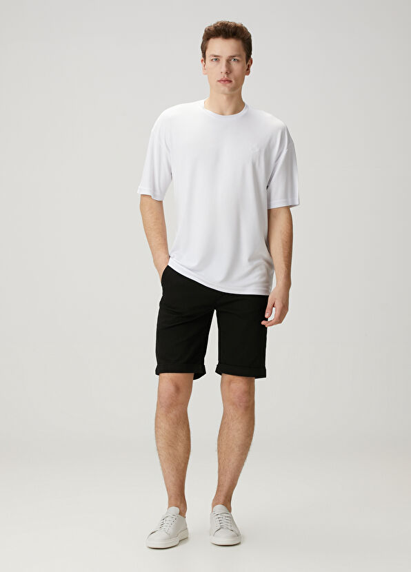 Beymen Club Slim Fit Siyah Şort - 1