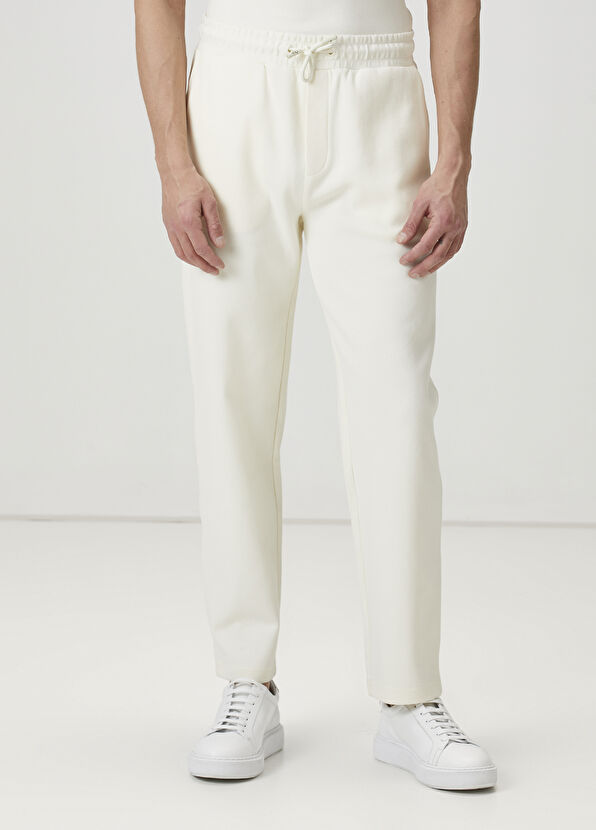 Beymen Club Krem Logo Nakışlı Eşofman Altı - 2