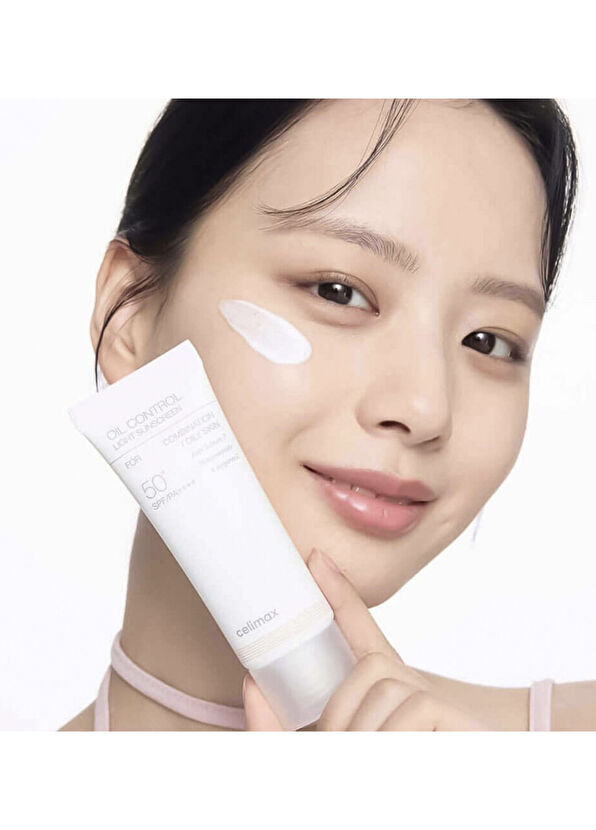 Celimax Oil Control Light Sunscreen SPF50+ Yağlı Ciltler İçin Sebum Kontrolü Güneş Kremi 40 ml - 3