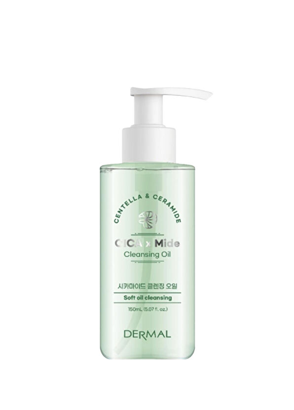 Dermal CICA x Mide Cleanser Oil Centella Asiatica ve Seramid Özlü Yüz Temizleme Yağı 150 ml - 1