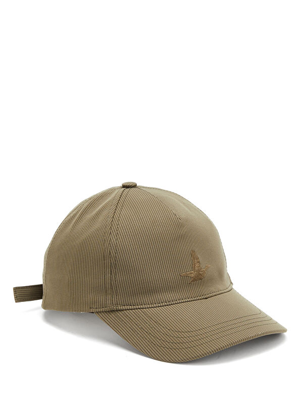Beymen Club Khaki Logo Detail Men's Hat - 1